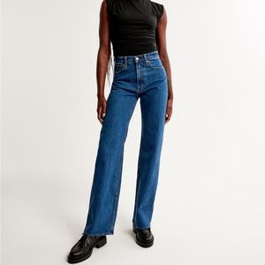 Abercrombie high rise 90s relaxed jean